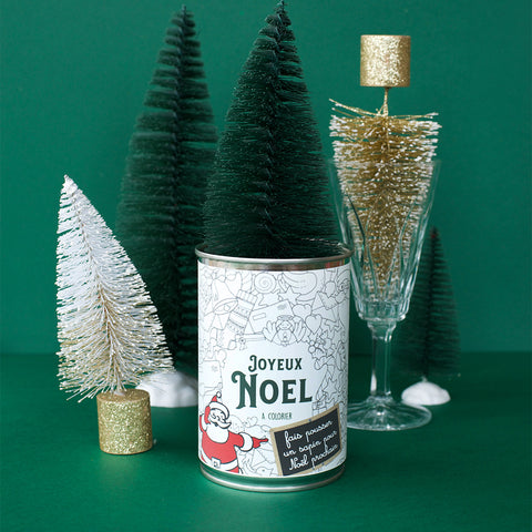 Kit à semer « Joyeux Noël à colorier »