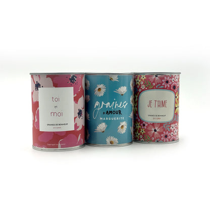 ❤️ Pack Amour – 3 kits à semer qui disent (vraiment) je t’aime