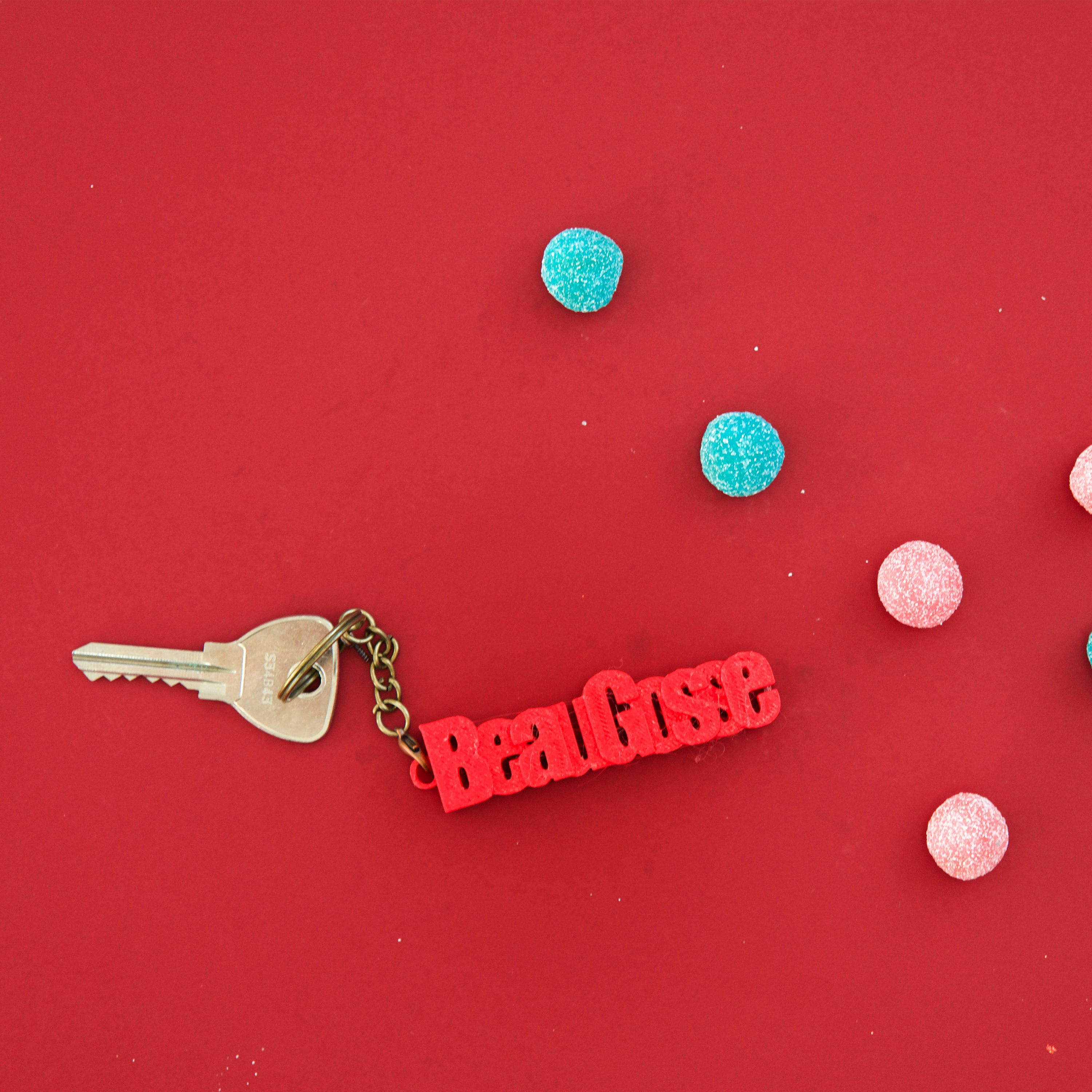 Porte-clés à message – BEAU GOSSE