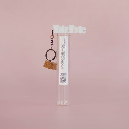 porte-clés à message personnalisable