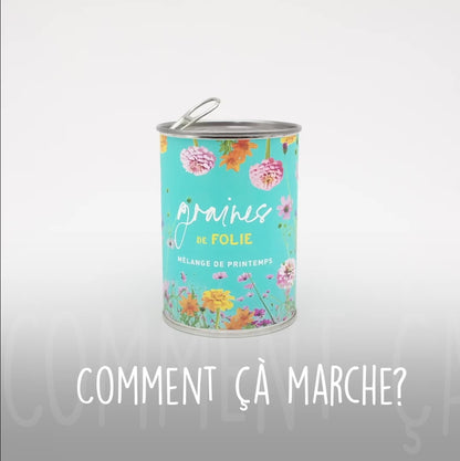 Kit à semer "Merci Nounou à colorier"