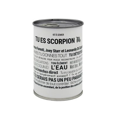 Kits à semer "Scorpion" en collab avec "Tout est Dit"